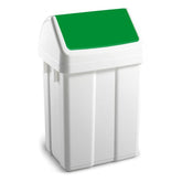 BIN WITH SWING GREEN LID 50L (TT 5062)
